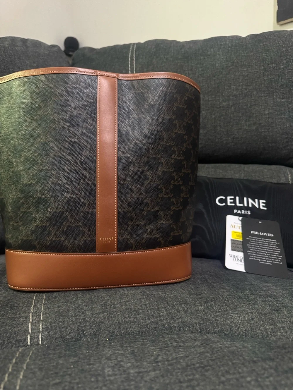 Celine Triomphe Bucket Bag - Medium (2022)
